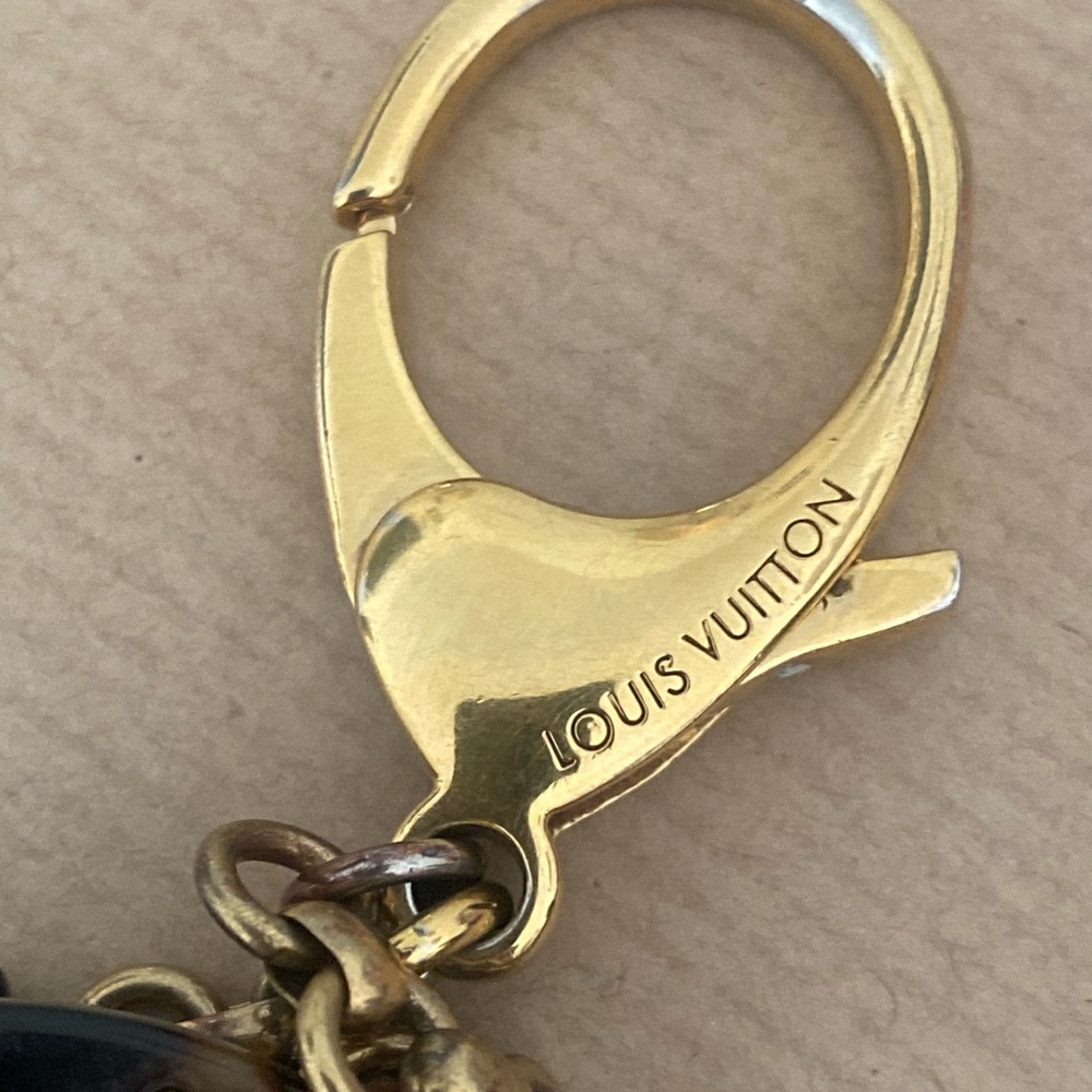 Louis Vuitton Cheetah Print Purse / Keychain Jewelry